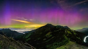 Nature's magic: Northern Lights appear as ocean glows blue from bioluminescence